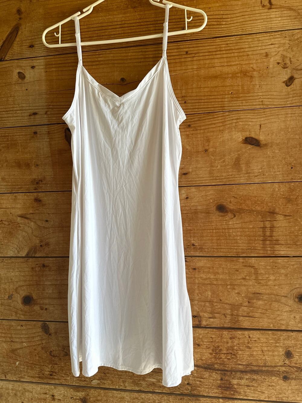 Vanity Fair Slip Dress in White